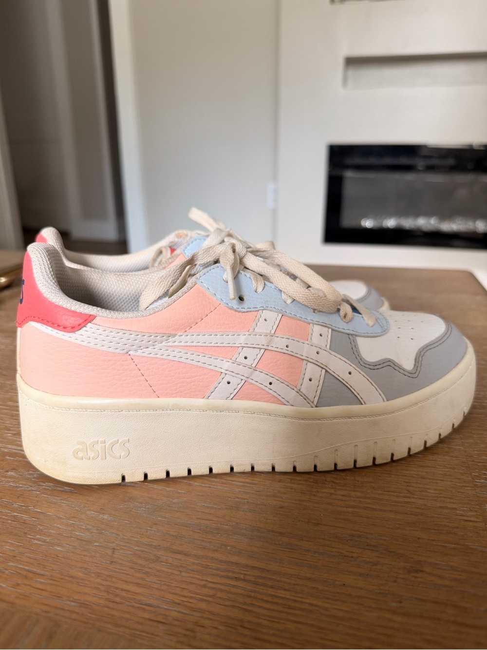 ASICS Women's Japan S PF Platform Sneakers - Pastel Pink & Blue